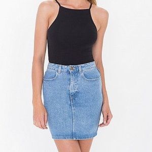 American Apparel Denim Skirt